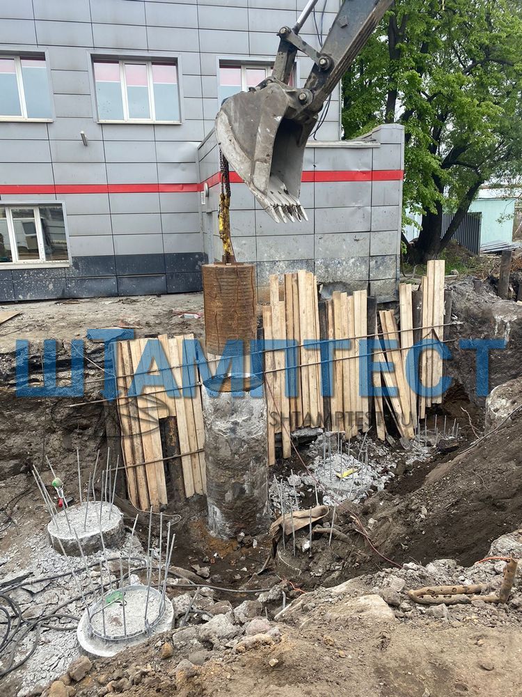 Испытания свай ускоренным нагрузкой